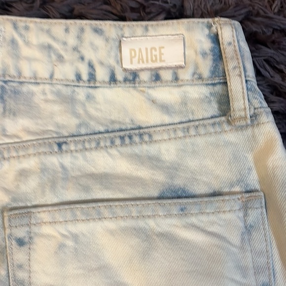 Paige Acid Wash Denim Mini Skirt 25.  Excellent condition - Picture 5 of 7